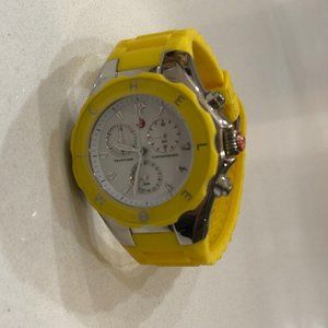 Yellow Rubber MICHELE Watch